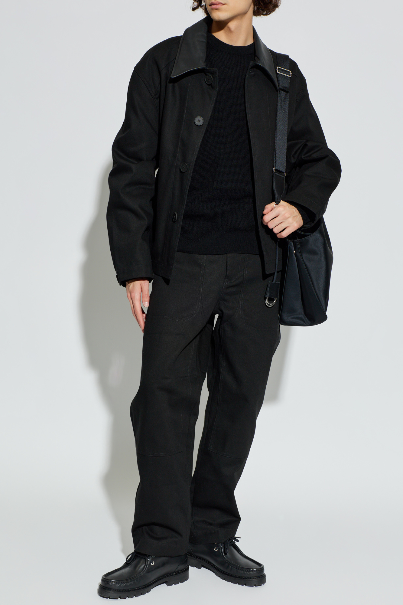 ニコ Graph Jacket in Tarmac Grey | Boxy Denim Jacket – Studio Nicholson